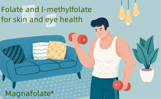 Folato y l-metilfolato para la salud de la piel y los ojos
