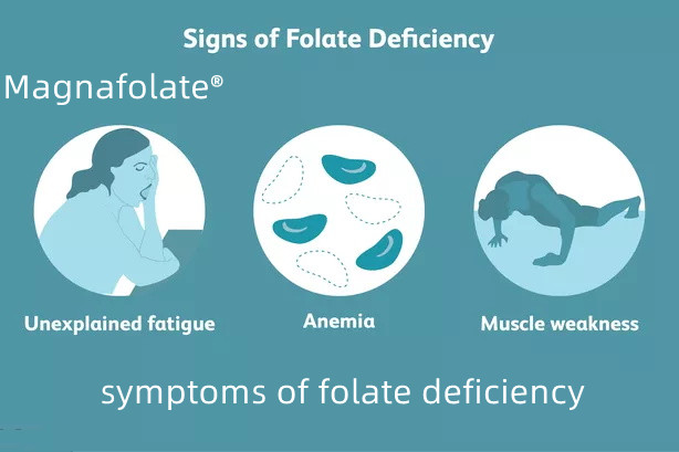 ¿Cuáles son los síntomas de la deficiencia de folato?