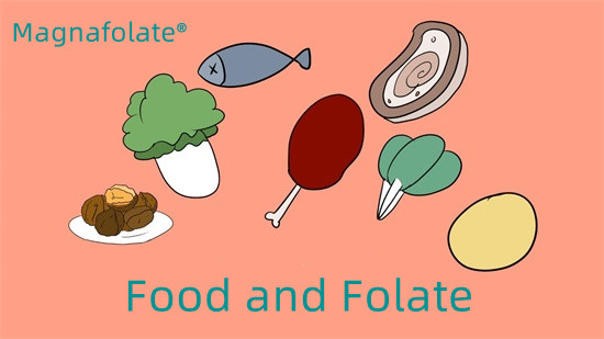 Alimentos y folato L Metilfolato cálcico