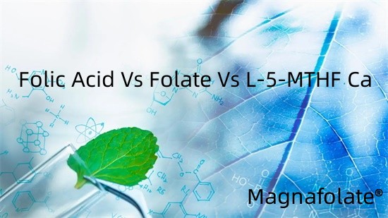 Ácido fólico versus folato versus L-5-MTHF Ca