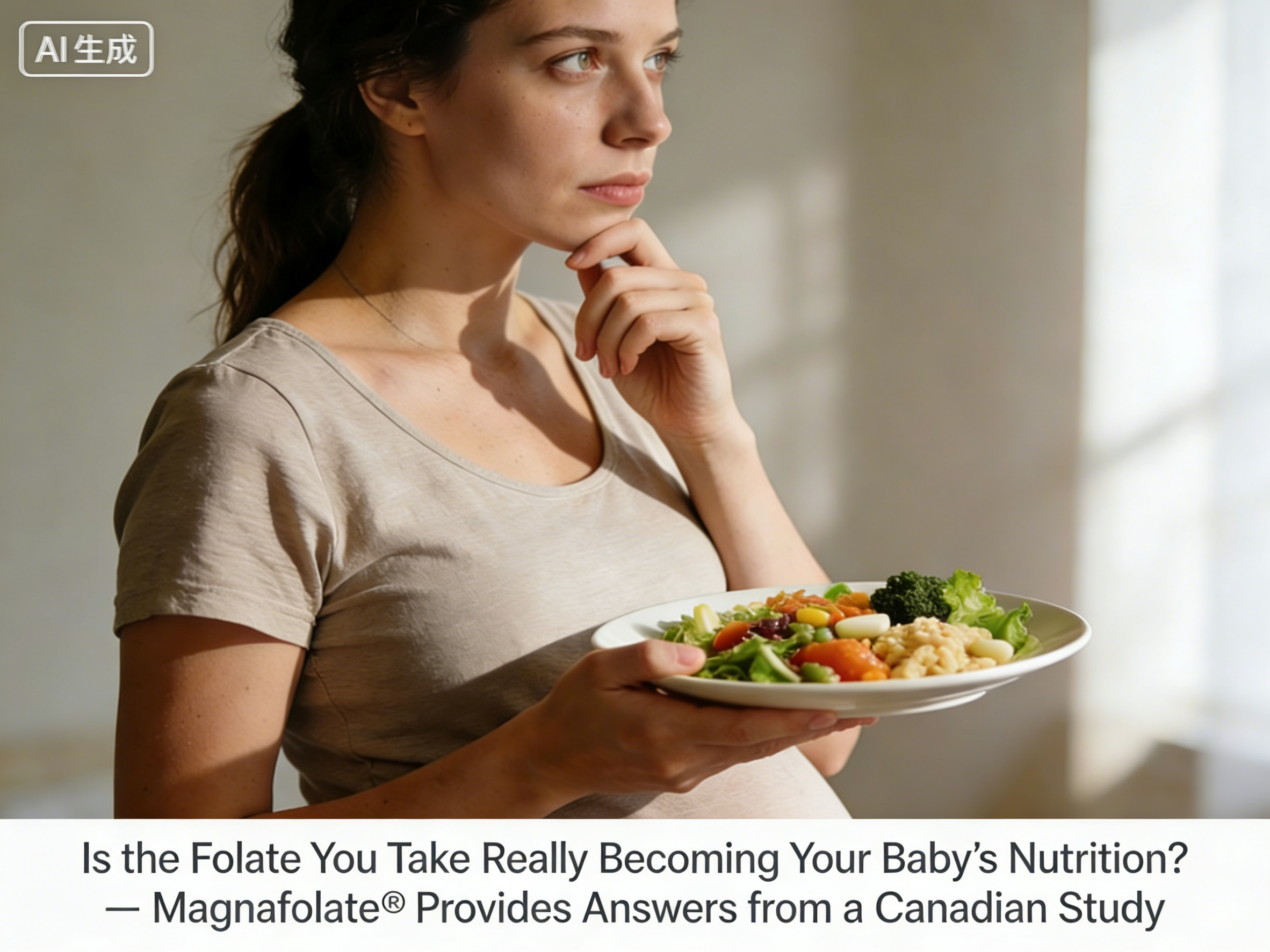 ¿El folato que usted toma realmente se está convirtiendo en la nutrición de su bebé? — Magnafolate® proporciona respuestas de un estudio canadiense