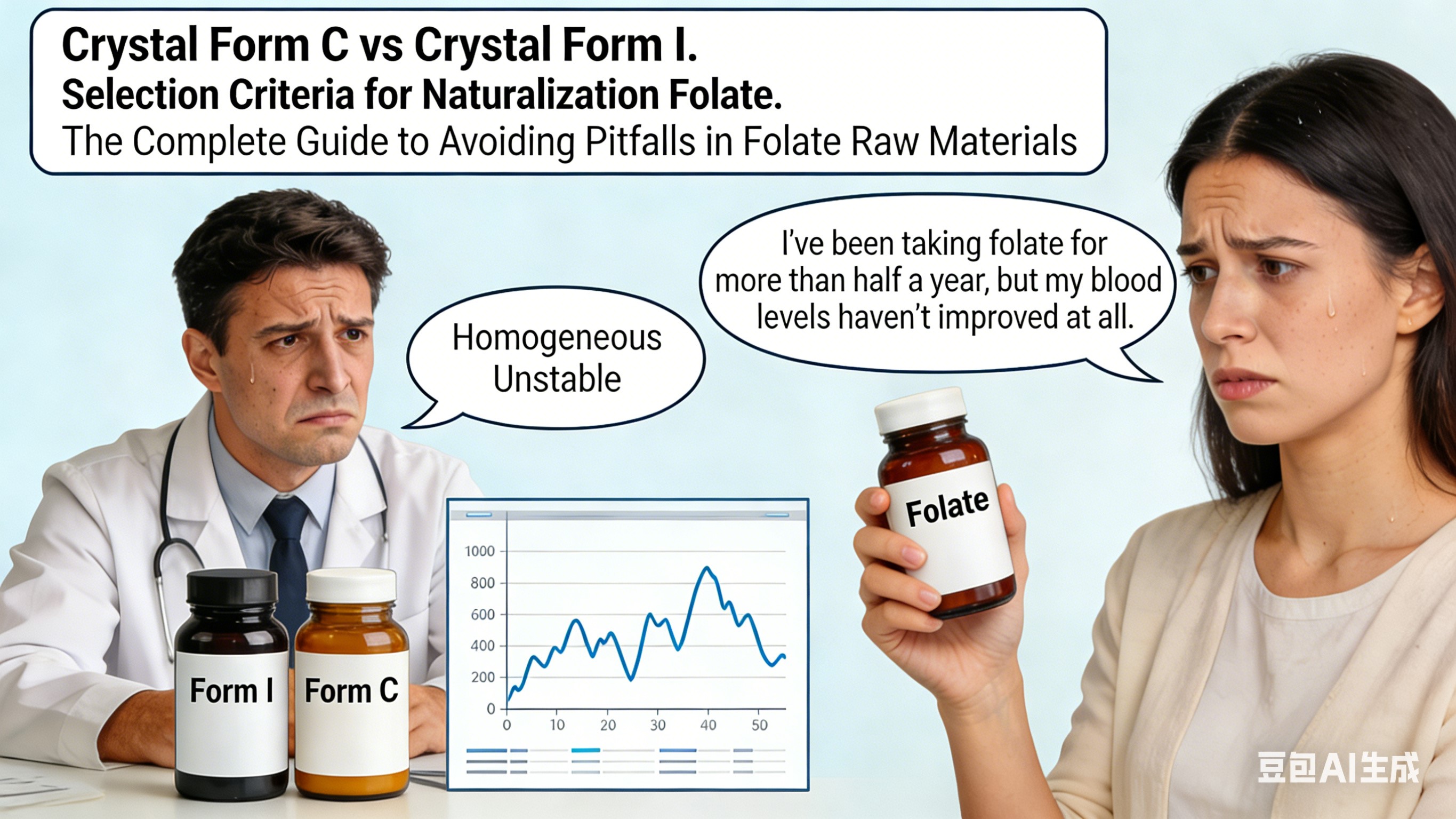 19 años produciendo ingredientes de folato: el 90% de las empresas tropiezan con la forma cristalina de folato activo